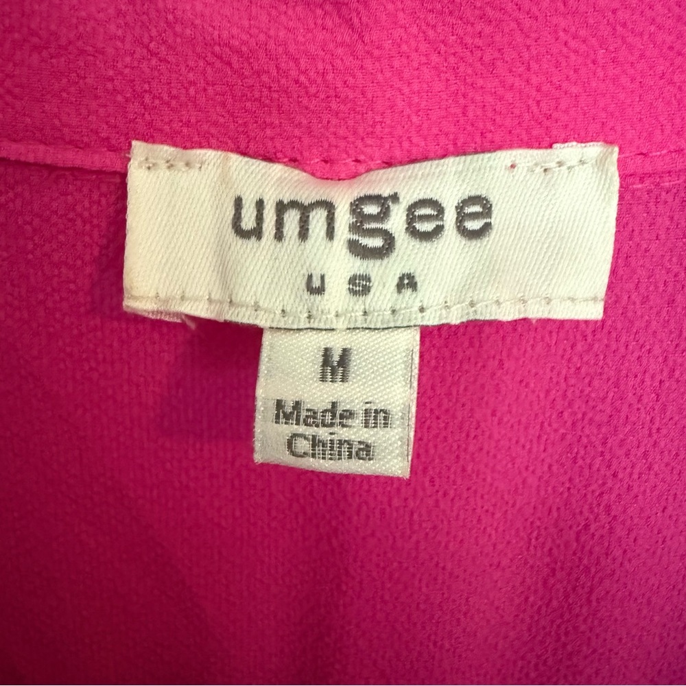 Umgee Pink Ruffled Women's Dress - Picture 2 of 4